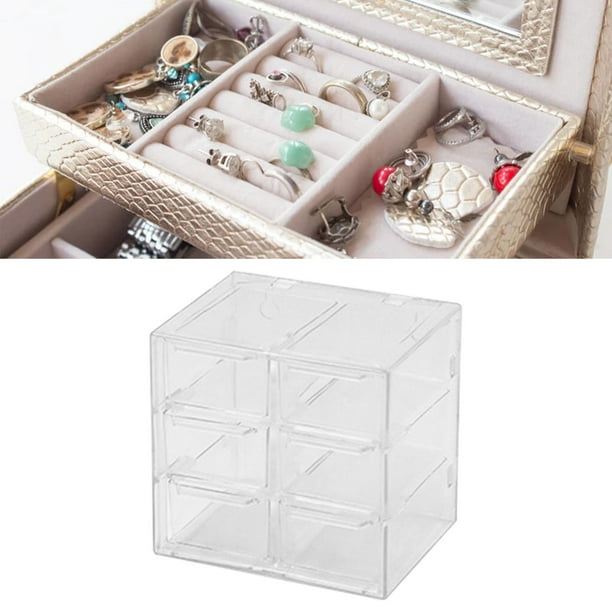 Grid Organizer Box,Grid Storage Box Dustproof Grid Storage Box Clear Storage  Container Extended Durability 