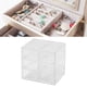 thumbnail image 1 of Contenedor de almacenamiento transparente, caja de almacenamiento de rejilla, caja de almacenamiento dividida a prueba de polvo, caja organizadora transparente, verdadera excelencia, 1 of 12