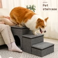thumbnail image 1 of Escaleras de Mascotas de Rampa Escalones Plegables para perros, 1 of 7