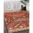 thumbnail image 2 of Ahgly Company Indoor Square Abstract Red Abstract Area Rugs, 8' Square, 2 of 6