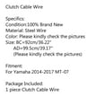 thumbnail image 5 of Motor Genic Motorcycle Wire Steel Clutch Cable Replacement For Yamaha 14-17 MT-07 MT 07 YE, 5 of 5