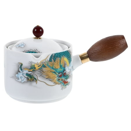 

Tea Pot Loose Tea Ceramic Pot Large Capacity Teapot with Side Handle 360° Rotation Tea Pot