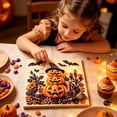 thumbnail image 3 of Novryn Halloween Diamond Art Kit, 8 x 8 Inch Spooky Calming Bead DIY Fall Wall Decor, Beginner Friendly DIY Craft Kit for Home Holiday, 3 of 5