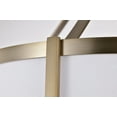 thumbnail image 2 of Nuvo Lighting Easton 3 Light Pendant Burnished Brass Finish White Linen Shade - Burnished Brass, 2 of 16