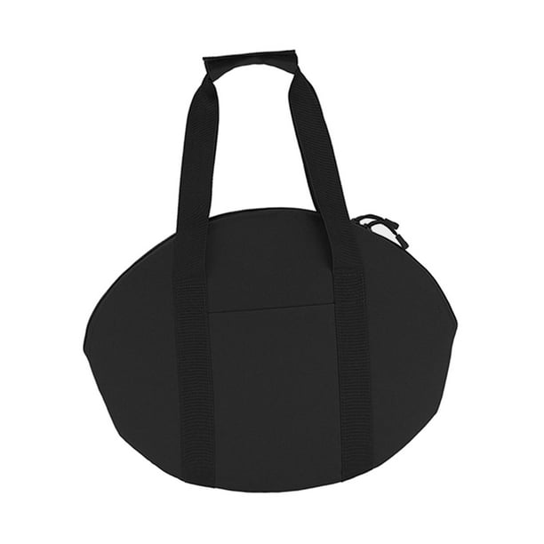 Bolsa para sartén de hierro fundido duradera, funda para sartén, funda impermeable para chef, sartén para parrilla Negro