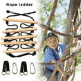 thumbnail image 4 of SPRING PARK Swing Set Rope Ladder for Kids - Exercise Climbing Rope Ladder Swing Equipment, 4 of 7