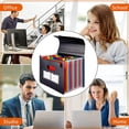 thumbnail image 6 of ZOUYUE 24 Pocket Expanding File Folder, Premium Monthly Document Organizer, Accordian File Folder Organizer, Accordion Folder, Letter A4 Paper Document Storage Organizer, 6 of 7