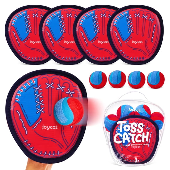 Juego de guantes de béisbol JoyCat Toss and Catch Ball para niños mayores de 3 años