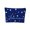 Blue, variant on Colorful Independence Day Zippered Storage Pouch Polyester Cosmetic Bag For Travel Pencil Case Organizer 9.84X6.69Inch