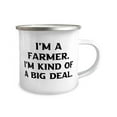 thumbnail image 2 of Epic Farmer 12oz Camper Mug, I'm a Farmer. I'm kind of a big deal, Gifts For Men Women, Present From Friends, For Farmer, Cool farmer gifts, Unique farmer gifts, Best farmer gifts, Funny farmer gifts,, 2 of 2