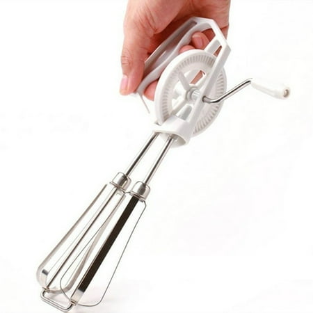 

Manual Hand Whisk Egg Beater Mixer Blender Stainless Steel Kitchen Tools