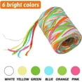 thumbnail image 2 of NOGIS Colored Paper String Raffia Ribbon, 80 M/262 Feet Each, 6 Ply Colored Raffia Paper Strings Packing Twine for Festival Gifts, Gift Wrapping, DIY Decoration and Craft Projects (Color A), 2 of 7