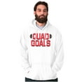thumbnail image 5 of Quad Goals Weightlifting Barbell Hoodie Sweatshirt Women Men Brisco Brands L, 5 of 6
