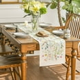 thumbnail image 4 of SM-XLHN Wildflowers Bloom Flowers Spring Table Runner, Seasonal Summer Floral Kitchen Dining Table Decoration for Home Party Decor 13x48 Inch, 4 of 6