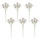 thumbnail image 1 of Injueey 6 tallos de eucalipto artificiales blancos para Decoración de inspiración natural, 1 of 6