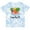 Tie Dye Blue, variant on Inktastic Tampa Bay Florida Flamingo Girls Toddler T-Shirt