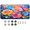Multicolor 3, variant on ADECORIVY Rose Peony Watercolor Flower License Plate, Aluminum Decorative Novelty Vanity Tag with 4 Holes, Front Plate for Men Women Car Tag Accessories, 6 x 12 inch