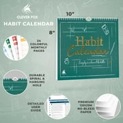 Clever Fox Habit Tracker Calendar