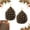 2PCS, variant on Christmas Pinecone Candles Flameless Decor LED Pinecone Candle Decor,Real Wax Unscented Battery Operated Candle for Thanksgiving Christmas Winter Holiday Decoration