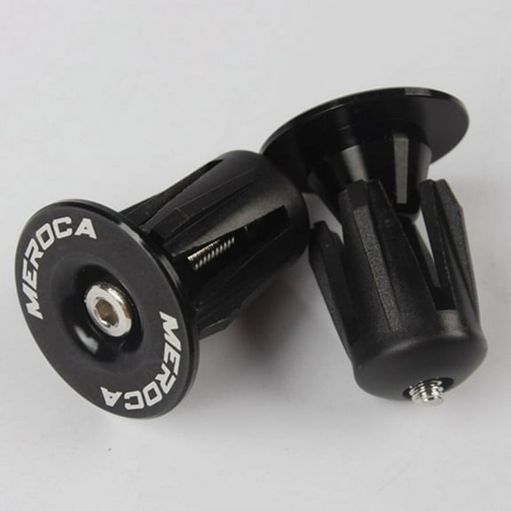 Splihome Tool Handlebar End Plug Bike Accessories Aluminum Alloy Bicycle Grips Kit Bar M4*34Mm High Quality Hot Useful Brand New,Black