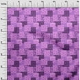 thumbnail image 3 of oneOone Cotton Poplin Purple Fabric Floral Silhouette Dress Material Fabric Print Fabric By The Yard 56 Inch Wide, 3 of 4