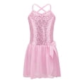 thumbnail image 7 of iiniim Girls Sequined Camisole Gym Ballet Dance Tutu Dress Sweetheart Ballerina Leotard Skirted Dancewear Costumes, 7 of 7