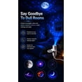 thumbnail image 5 of Uktrendzone Projector, Moon Galaxy Night Light for Bedroom | LED Starry Sky Lamp with 360 Degree Flexible Gooseneck, USB Powered Galaxy Light for Home Decor Sleep Mood Lighting(10 patterns), 5 of 9