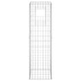 thumbnail image 2 of vidaXL Gabion Basket Posts 2 pcs 40x40x140 cm Iron, 2 of 4