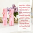 thumbnail image 6 of Spray bottles, Spray Water Bottle Fine Mist Refillable, Continuous Spray Bottle for Hair, Skin Care, Planting, Showering Pets, Travel, Cleaning & Home (Pink), 6 of 7