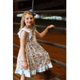thumbnail image 2 of Millie Loves Lily Girls Blue Howdy Boots Dress & Dot Short Set,Big Girl, Size 8 (2PCS), 2 of 4