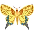 thumbnail image 2 of CafePress - Fantasy Butterfly 5 - Cute Infant Baby Football Bodysuit, 2 of 3