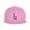 Pink, variant on Flat Bill Snapback Hats for Men Women Distressed America Flag Hip Hop Style Plain Baseball Cap Gray