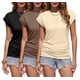 thumbnail image 2 of Tops Zeagoo, camiseta de verano con manga corta para mujer, holgada, paquete de 3, 2 of 6