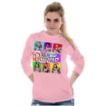 thumbnail image 3 of XOMG POP Party Like Popstar Album Women's Long Sleeve T Shirt Brisco Brands 2X, 3 of 6