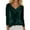 Green, variant on Womens Tops Solid Color Neck Long Sleeve Velvet Tee T Shirts for Women Silver XXL
