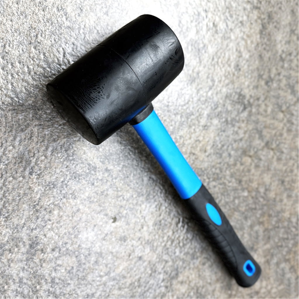 MOMOJIA Nonslip Handle Rubber Construction Hammer Mallets For Precise Flooring Tile Work