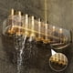 thumbnail image 5 of Estantes flotantes para baño y dormitorio | Estantes de pared para libros y artículos de tocador | Diseño moderno, transparente y ecológico | Hueco de drenaje para evitar la entrada de agua, 5 of 8