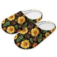 thumbnail image 6 of Chaqlin Classic Sunflower Paw Print Autumn Gifts Slippers Soft Plush Fuzzy Comfy Non Slip Indoor Outdoor House Shoes Warm Cozy Memory Foam Sole Lightweight, 6 of 7