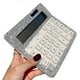 thumbnail image 1 of Rhinestone Crystal Calculator, Standard Desk Calculator LCD Display, Battery and Solar Powered Shiny Calculator, 1 of 5