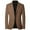 Dark Coffee, variant on Jinda Men's Slim Fit Blazer Button Down Suit Jacket Fall Classic Winter Spring Blazer Jacket Navy X-Large