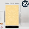 thumbnail image 6 of New Champagne Stationery Parchment Paper - Great for Writing, Certificates, Menus and Wedding Invitations | 24lb Bond, 60lb Text (90GSM) | 11 x 17" | 50 Sheets per Pack, 6 of 6