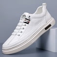 thumbnail image 2 of Zapatos de hombre primavera moda versátiles zapatos casuales de hombre zapatos de tabla de hombre zapatos de cuero realmente suave zapatos de cuero transpirable para hombre, 2 of 5