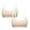 Beige 2PCS, variant on 2PCS Bras for Women Underwire 34B Women's Transparent Shoulder Strap Backless Underwire Bra Size S