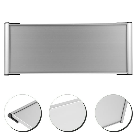 Durable Office Door Name Plate Aluminum Sign 1 Piece