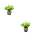 thumbnail image 4 of kurtrusly Realistic Artificial Succulent Low Maintenance Elegant Easy To Clean Artificial Money Tree In Pot pink babysbreath 2Set, 4 of 6