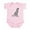 Petal Pink, variant on CafePress - Little Wolf Baby Light Bodysuit - Baby Light Bodysuit, Size Newborn - 24 Months