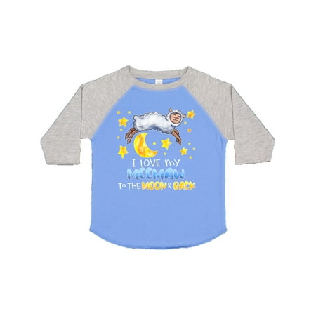 

Inktastic I Love My Meemaw to the Moon and Back Cute Sheep Gift Toddler Boy or Toddler Girl T-Shirt