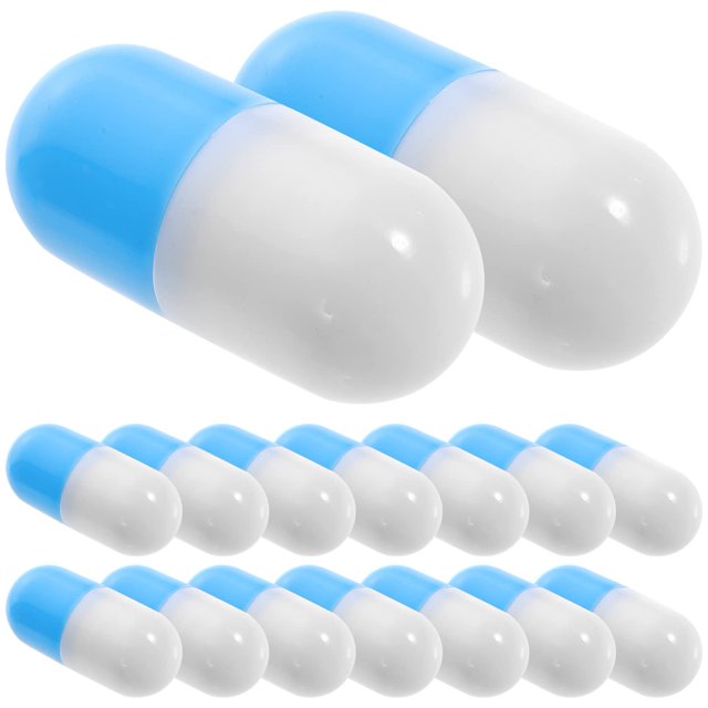 Juego de cápsulas Zerodeko de Fake Pills Models para niños, 20 unidades