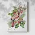 thumbnail image 2 of Cardinal Holly Christmas Collection B- Gallery Wrapped Canvas, 2 of 9