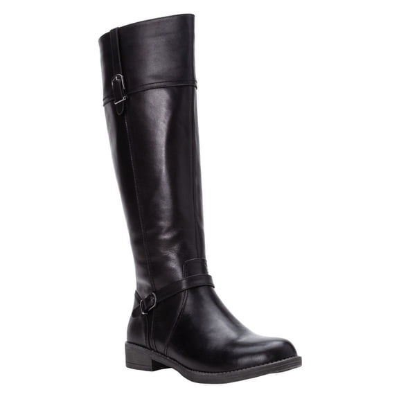 Propét Women's Tasha Equestrian Boot  BLACK